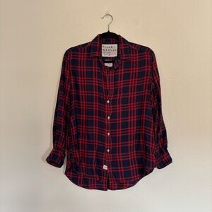 Frank & Eileen Eileen Fluid Modal Shirt Plaid Size XS